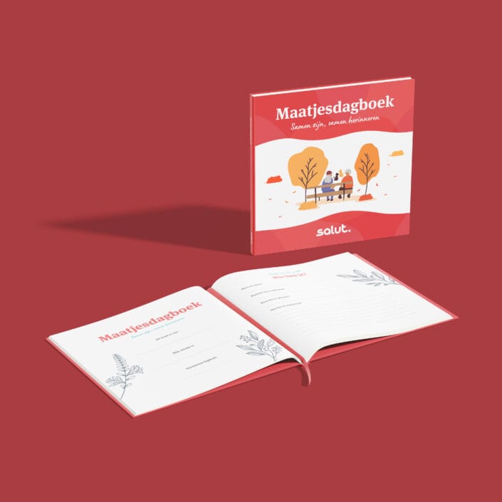 Maatjesdagboek ontwerp voor Salut
